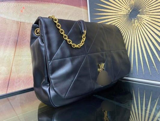 Black Leather Messenger