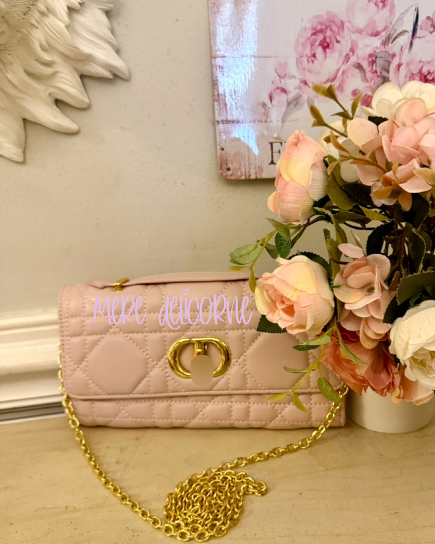 Leather Quilted Crossbody