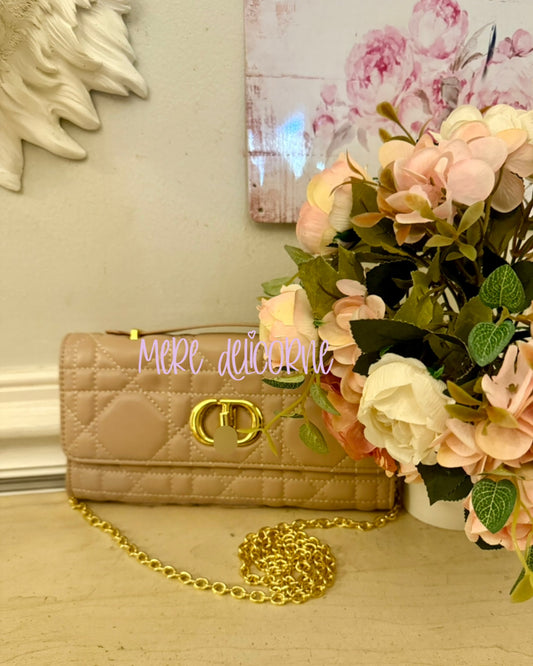 Leather Quilted Crossbody