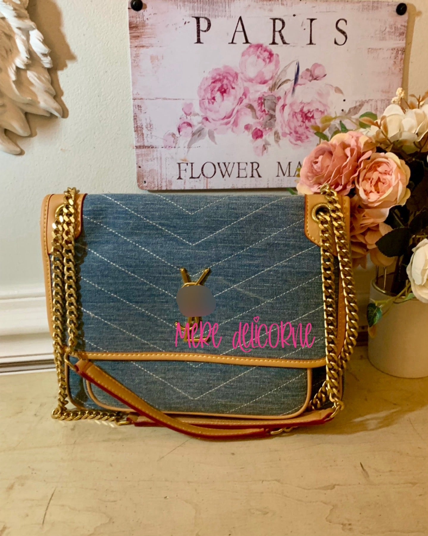 Denim Medium Crossbody