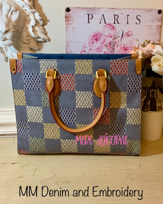 Checkered Tote