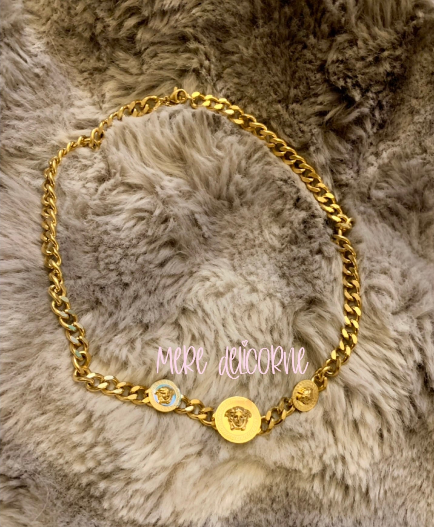 Gold Medallion Necklace