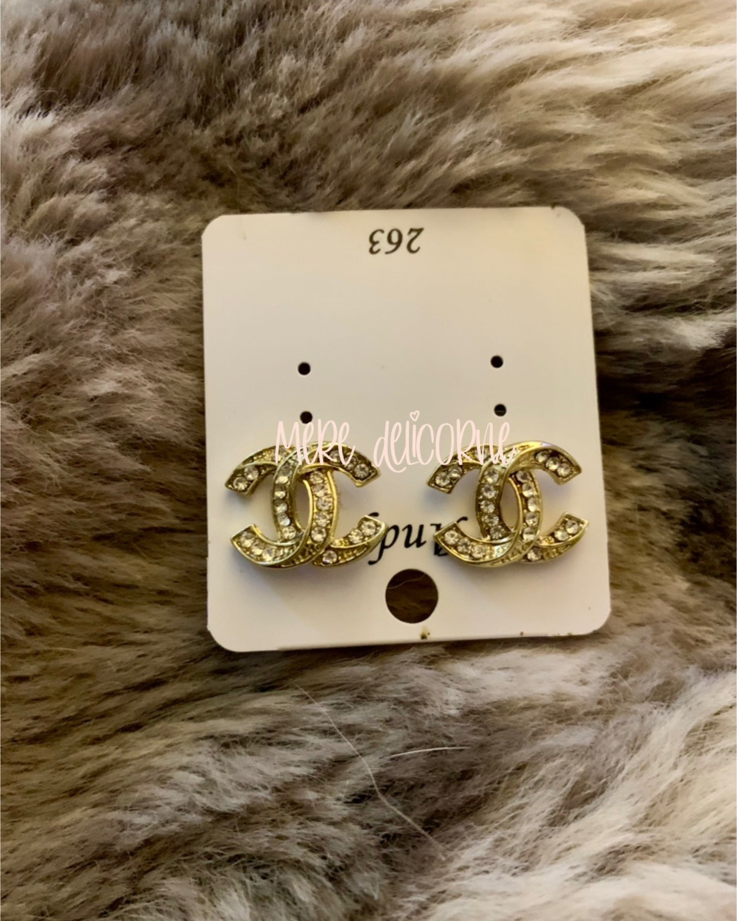 Gold Stud Earrings