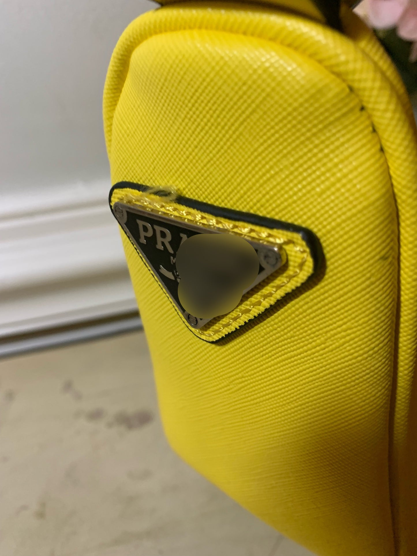 Yellow Triangle Crossbody